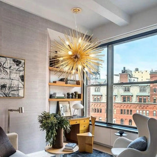 Warm ambient soleil pendant, stylish suspension ceiling hanging fixture