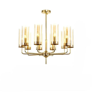 ORGANIZE Glass Cylinders and Gilded Brass Ceiling Light – view 10