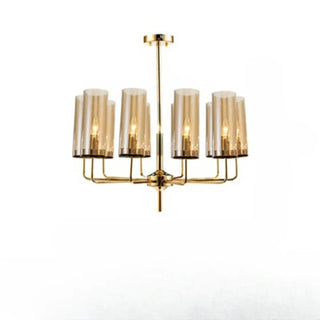 ORGANIZE Glass Cylinders and Gilded Brass Ceiling Light – view 9