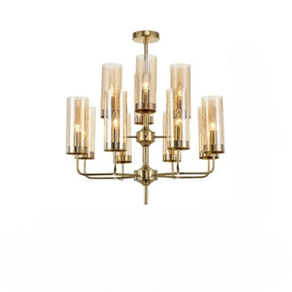 ORGANIZE Glass Cylinders and Gilded Brass Ceiling Light – view 11