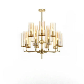 ORGANIZE Glass Cylinders and Gilded Brass Ceiling Light – view 12