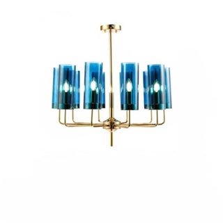 ORGANIZE Glass Cylinders and Gilded Brass Ceiling Light – view 4
