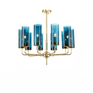 ORGANIZE Glass Cylinders and Gilded Brass Ceiling Light – view 5