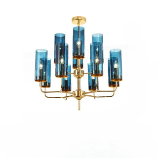 ORGANIZE Glass Cylinders and Gilded Brass Ceiling Light – view 6