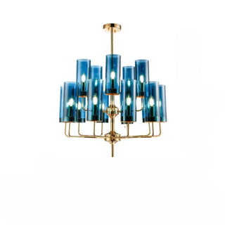 ORGANIZE Glass Cylinders and Gilded Brass Ceiling Light – view 7