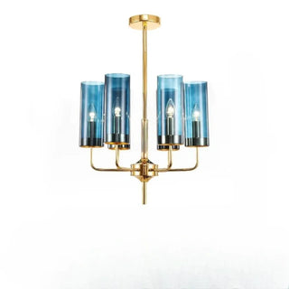 ORGANIZE Glass Cylinders and Gilded Brass Ceiling Light – view 3