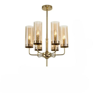 ORGANIZE Glass Cylinders and Gilded Brass Ceiling Light – view 8