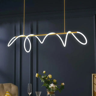 Modern LED chandelier pendant lamp, energy efficient ceiling light fixture