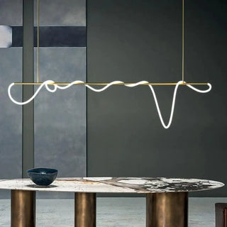 Contemporary LED chandelier pendant, modern energy efficient hanging lamp