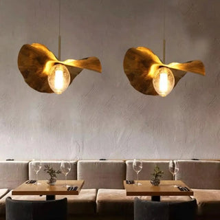 LUSTO Golden Suspension Chandelier Ceiling Light – view 2