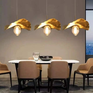 LUSTO Golden Suspension Chandelier Ceiling Light – view 5