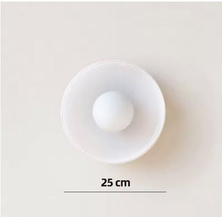 Frosted Glass Ceiling Light – G9 Retro Glass Fixture With Soft Diffuser