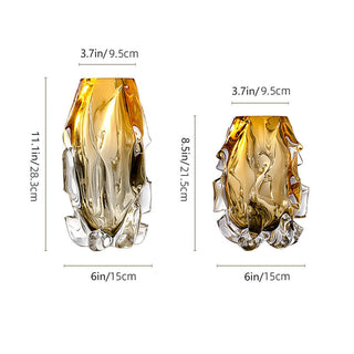 luxury decorative glass vase for entryway