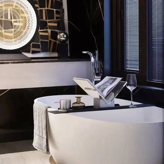 luxury marble book holder for home decor