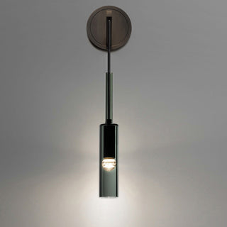 Creative Nordic wine bottle wall sconce ambient — gold