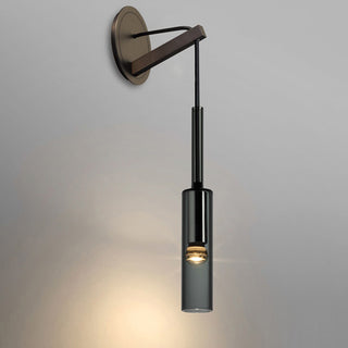Gold metal creative wine bottle wall sconce — Nordic lamp