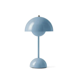 USB rechargeable flowerpot lamp front — touch dimmer design