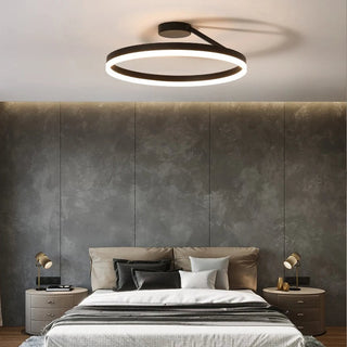Nordic LED Ceiling Light – Modern Circle Lamp With Adjustable Brightness
