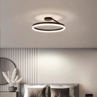 Nordic LED Ceiling Light – Modern Circle Lamp With Adjustable Brightness