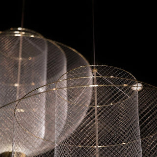 Metal Grid Pendant Light – Modern Pendant Lighting with Open Grid Design