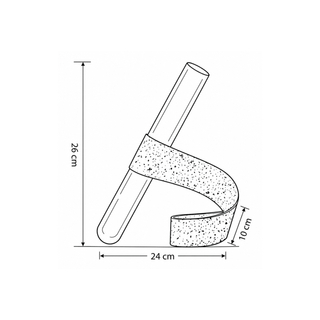 minimalist decorative glass vase