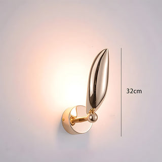 European LED seagull wall sconce detail — modern home fixture