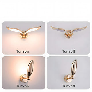 Applique murale Seagull - Lampe murale d'intérieur LED moderne européenne | Éclairage élégant pour la maison