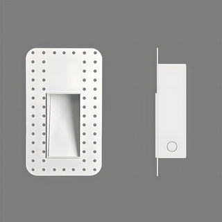Modern embedded LED frameless staircase wall sconce — indoor