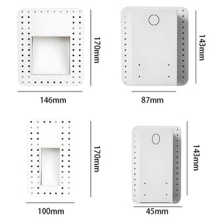 Frameless staircase modern LED indoor wall sconce — embedded