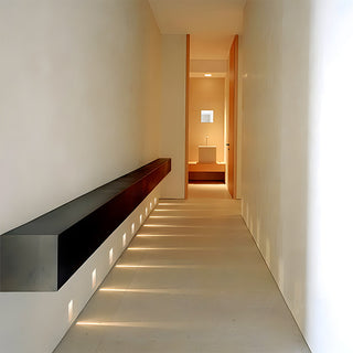 Frameless modern LED staircase wall lamp angle — indoor
