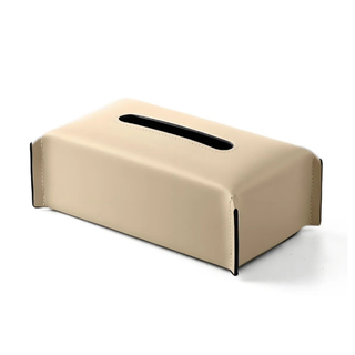 modern PU leather tissue box cover
