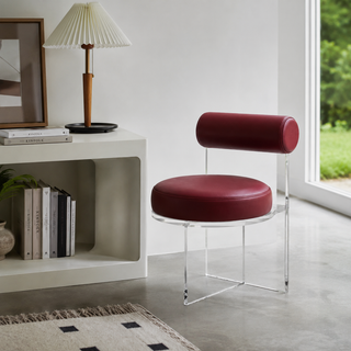 modern acrylic dining chair