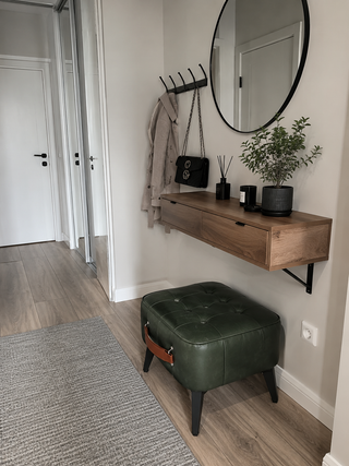 modern footstool for living room
