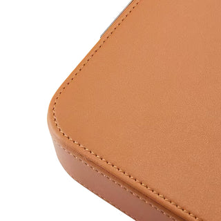modern leather valet tray