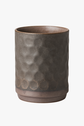 rustic ceramic mug