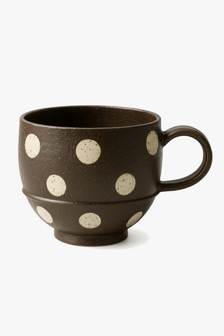 rustic ceramic mug