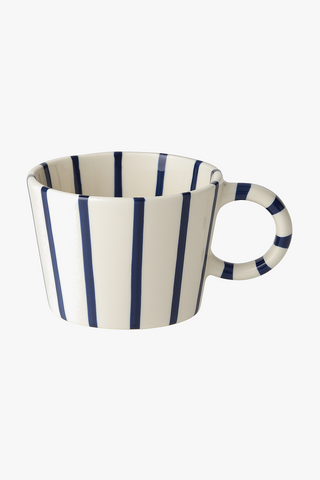 nordic geometric-motif ceramic mug
