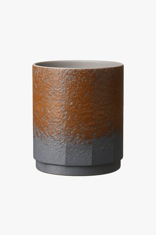 rustic ceramic mug