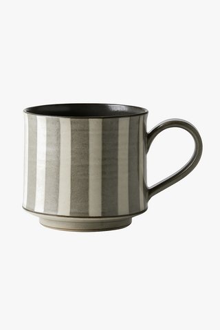 rustic ceramic mug