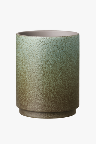 rustic ceramic mug