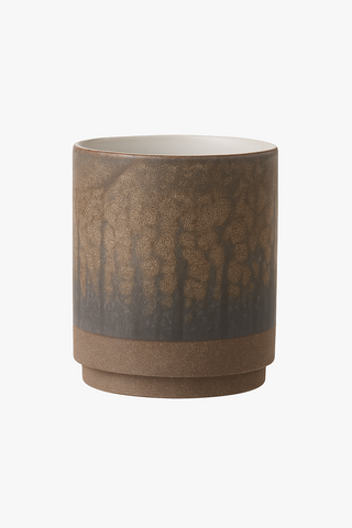 rustic ceramic mug