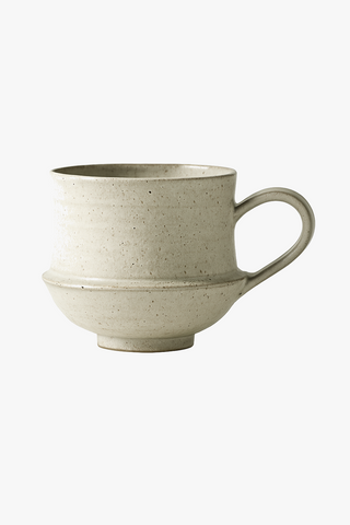 Jingdezhen bone-china coffee mug with handle, 330 ml