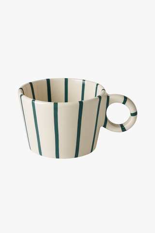 nordic geometric-motif ceramic mug