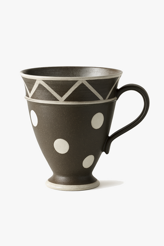 rustic ceramic mug