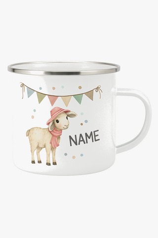 animal-motif ceramic mug