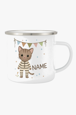 animal-motif ceramic mug