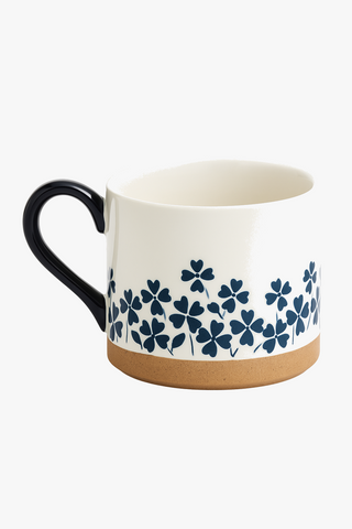japanese cherry blossom-motif ceramic mug
