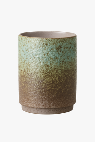 rustic ceramic mug