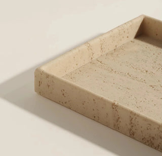 natural stone tray for bathroom vanity