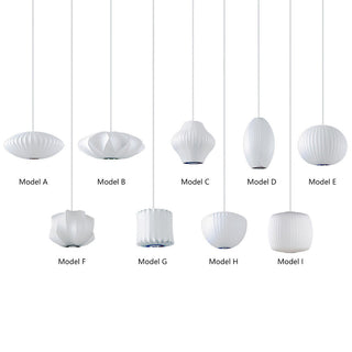 Suspension nordique - Lampe soucoupe lanterne blanche pour éclairage de salon
